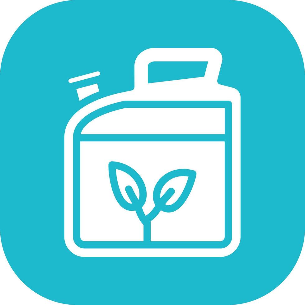Biofuel Can Vector Icon