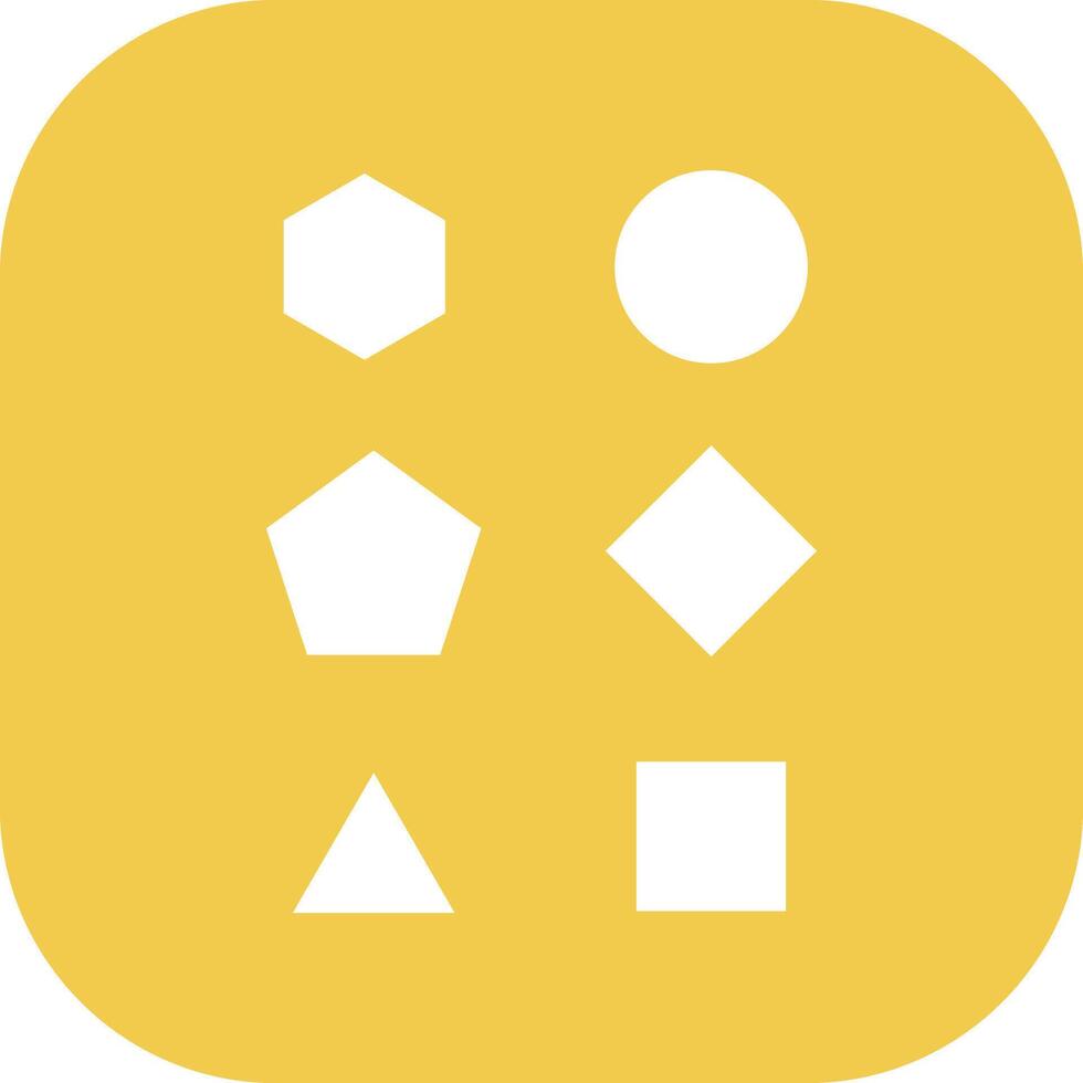 Geometric Shapes Vector Icon