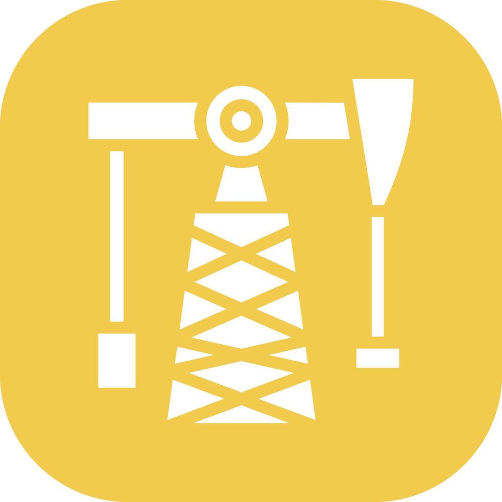 Oil Pump Vector Icon