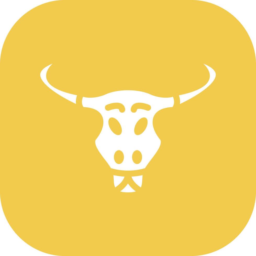 Bull Skull Vector Icon