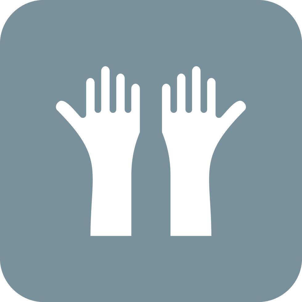 Raise Hand Vector Icon