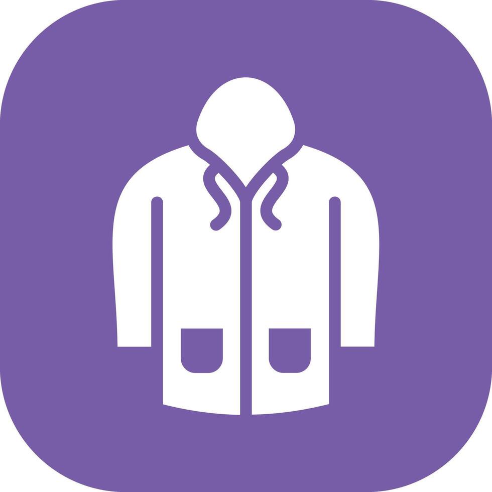 Raincoat Vector Icon