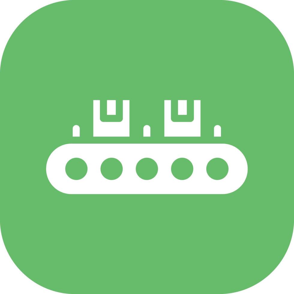 Conveyor Belt Vector Icon