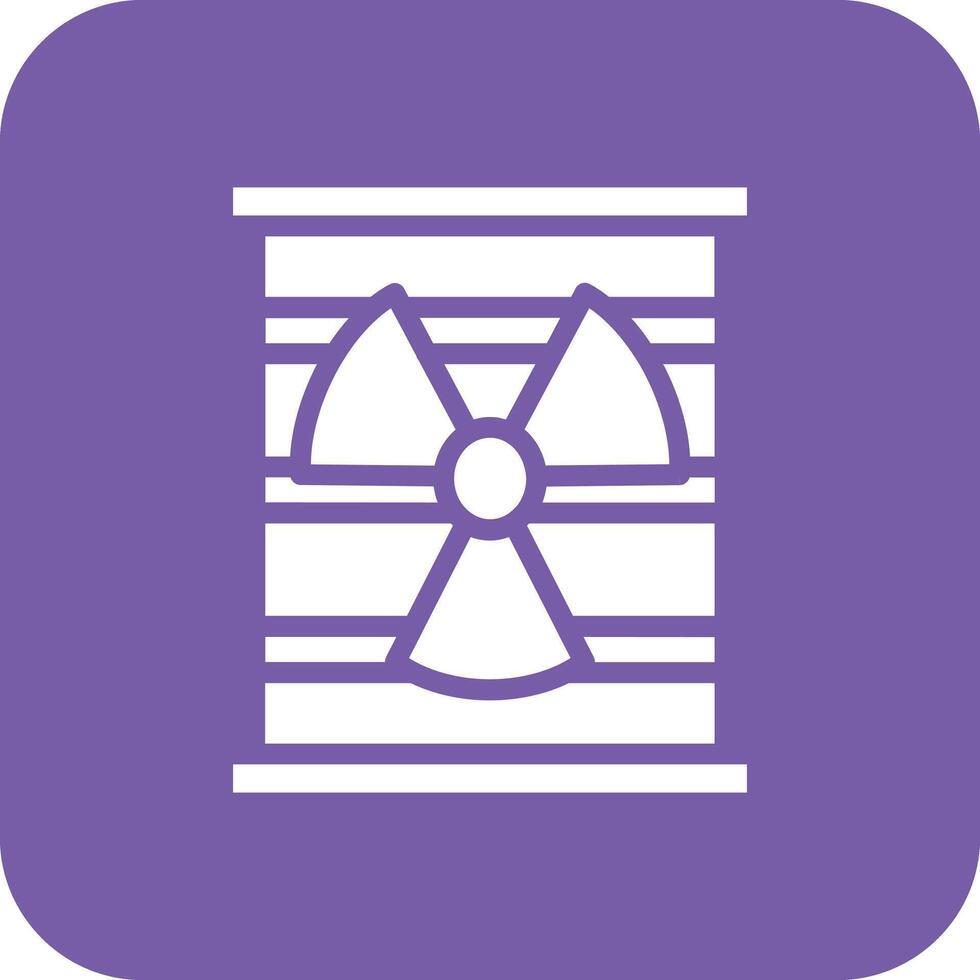 Nuclear Waste Vector Icon