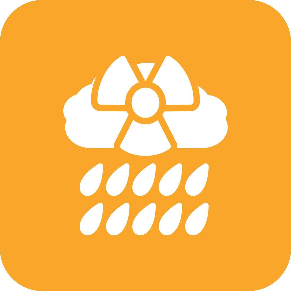 Acid Rain Vector Icon