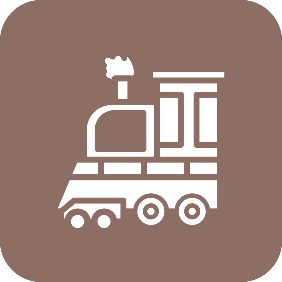 vapor tren vector icono