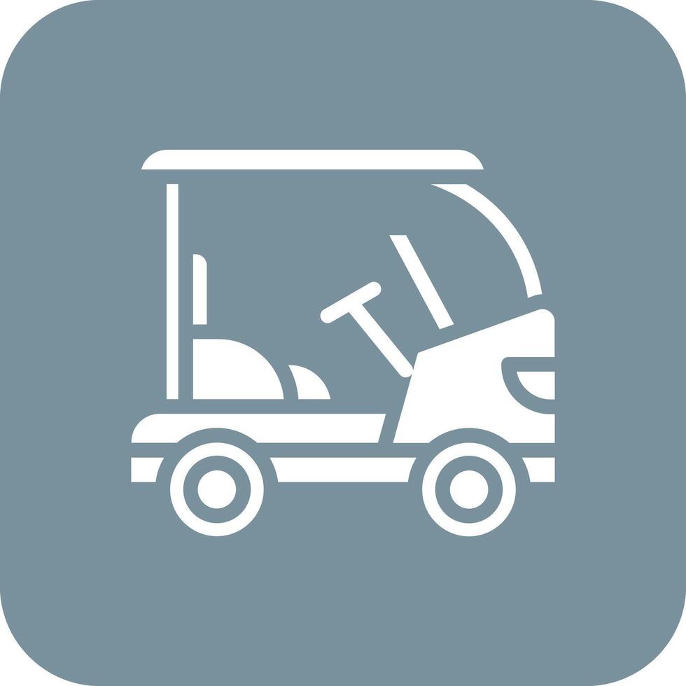 Golf Cart Vector Icon