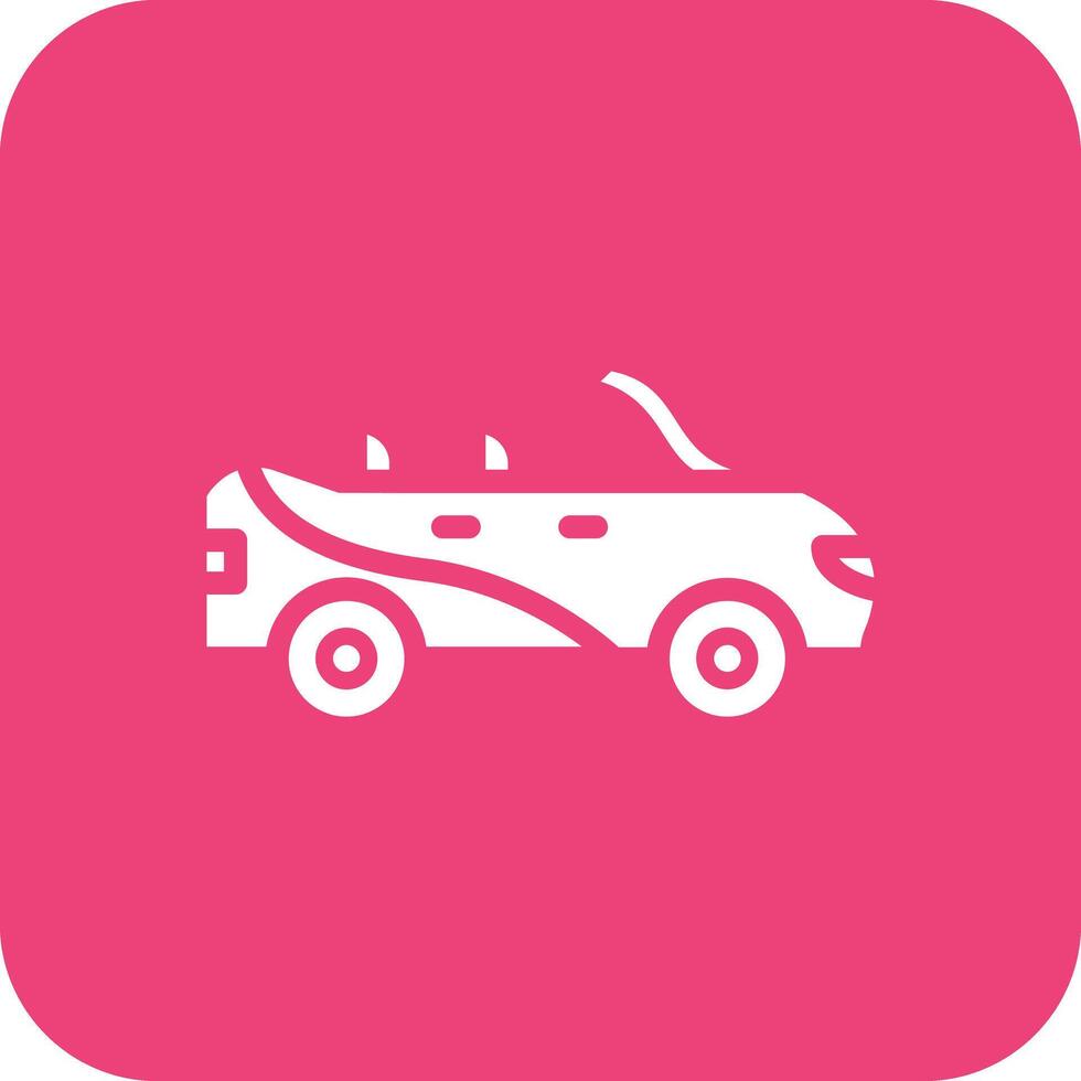 Convertible Car Vector Icon