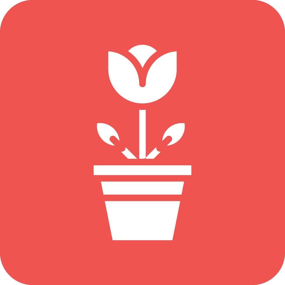 Flower Pot Vector Icon