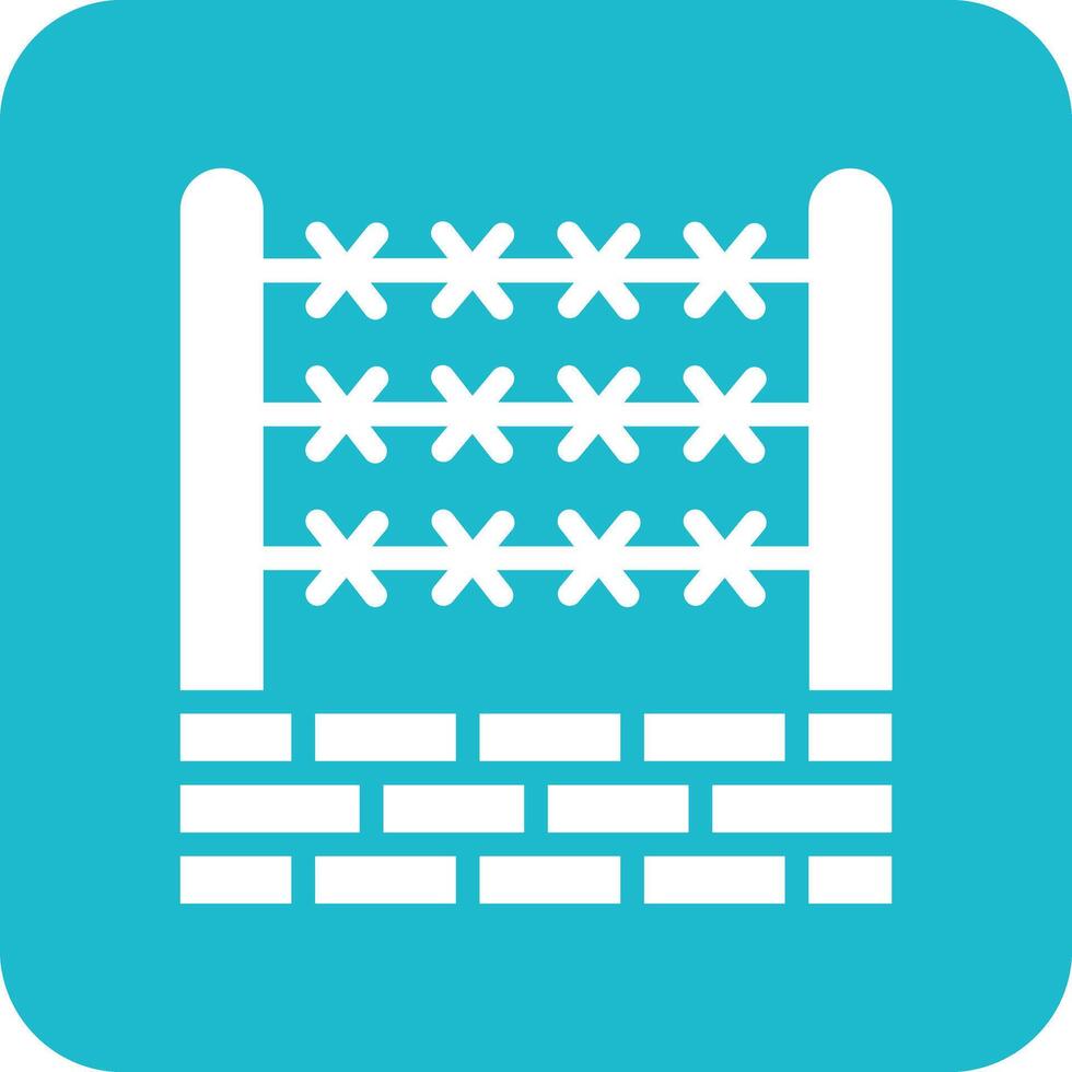 Barbed Wire Vector Icon