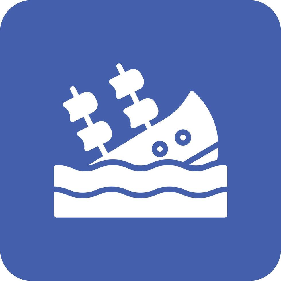 Shipwreck Vector Icon