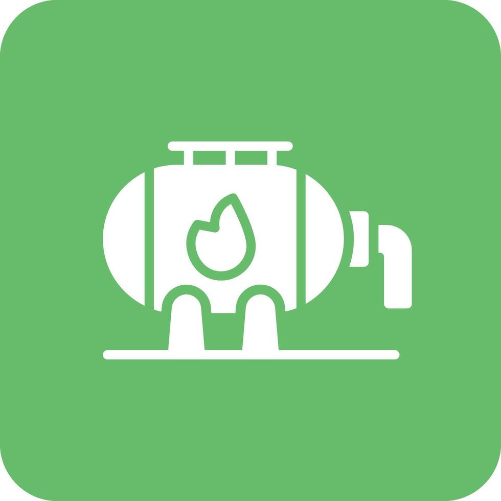 Gas Storage Vector Icon
