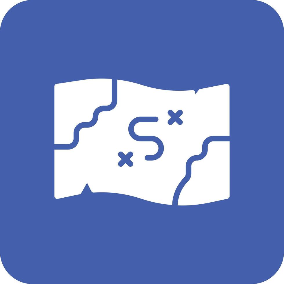 Pirate Map Vector Icon