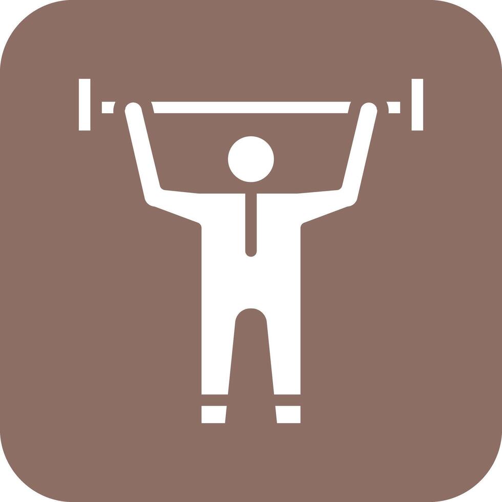 Weight Lifting Vector Icon