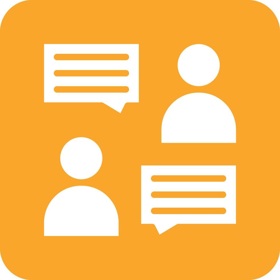 Interview Vector Icon