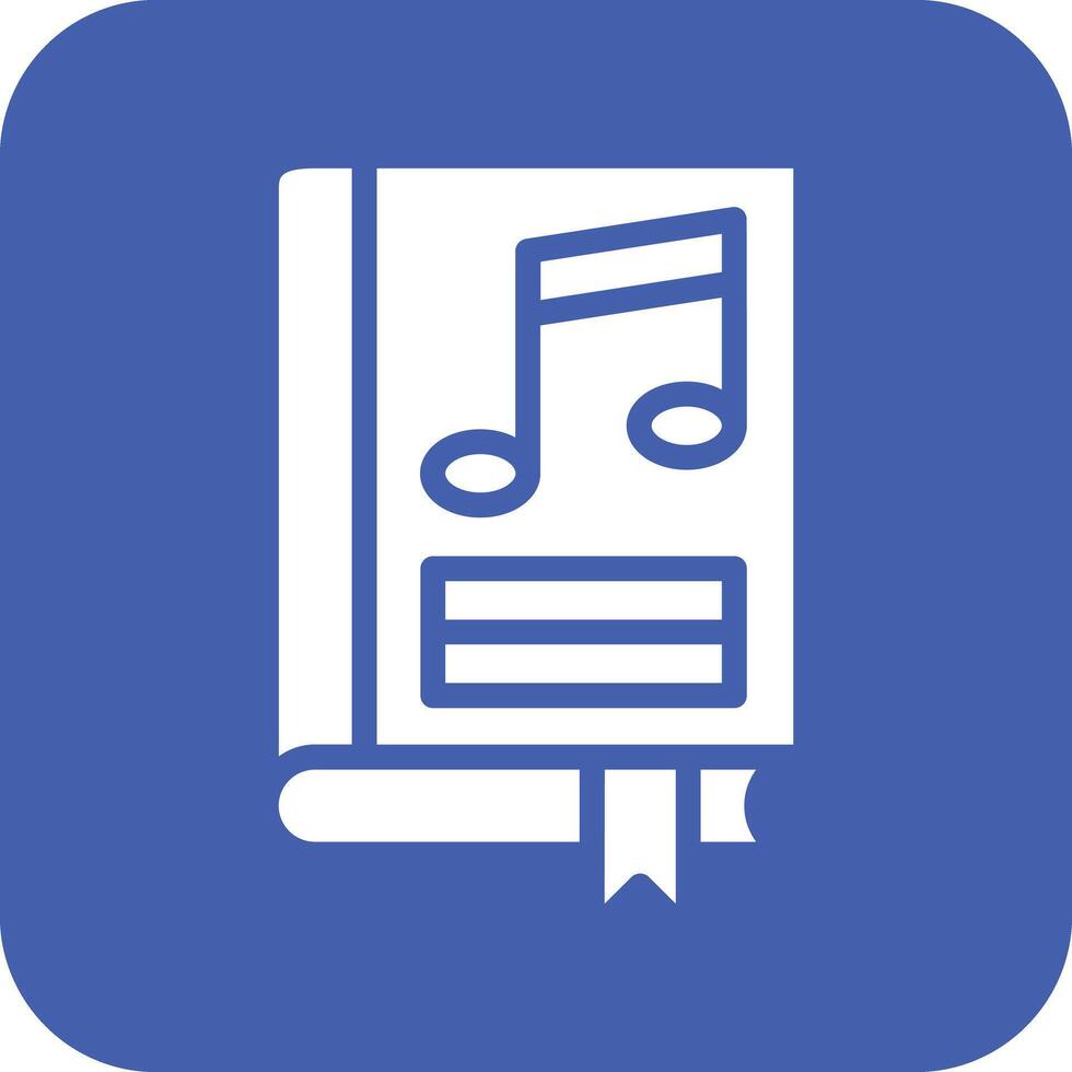 Music Book Vector Icon