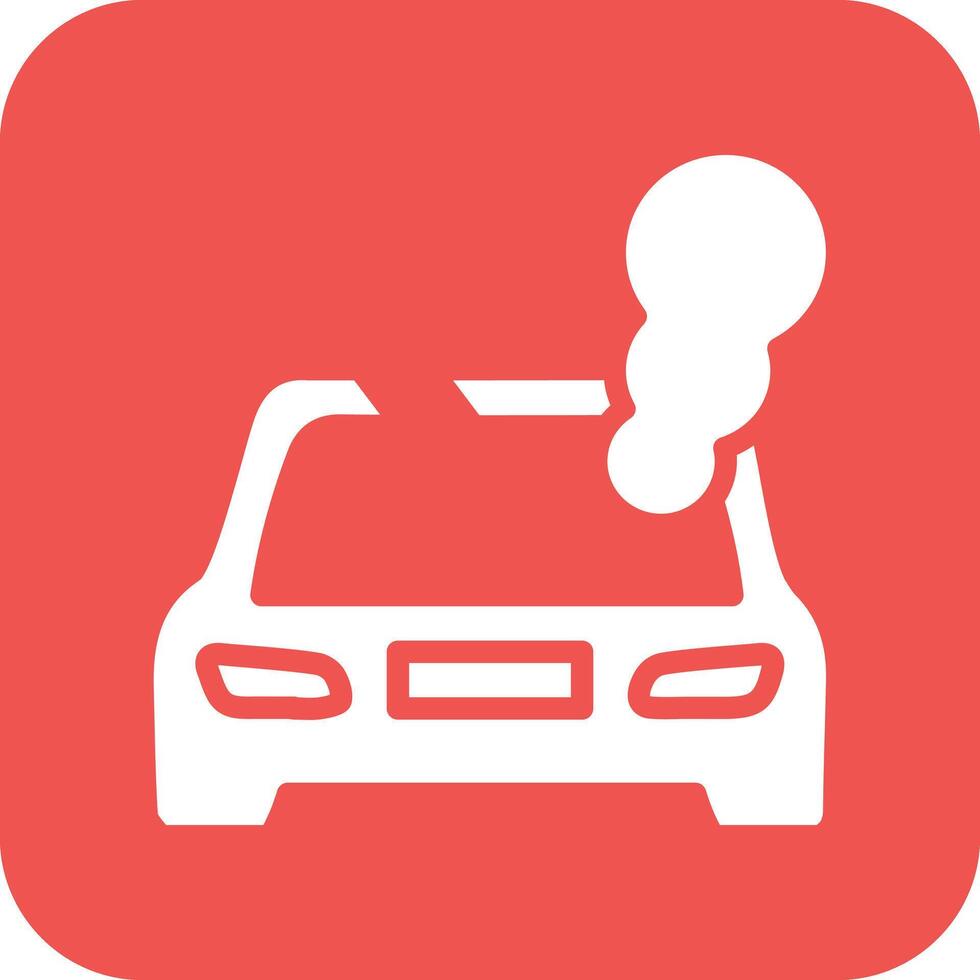 Broken Car Vector Icon