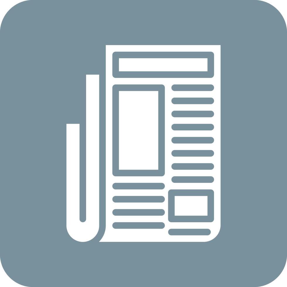 Newspaper Vector Icon