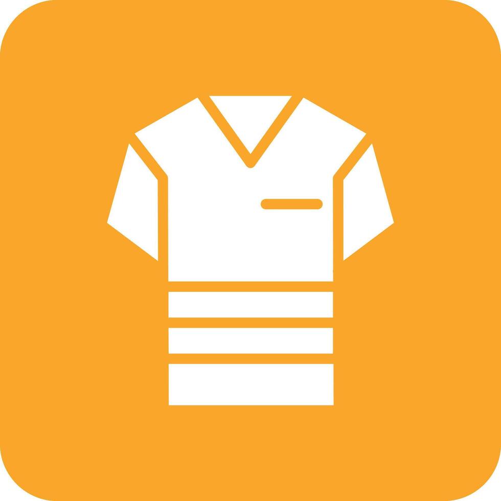 V Neck Shirt Vector Icon