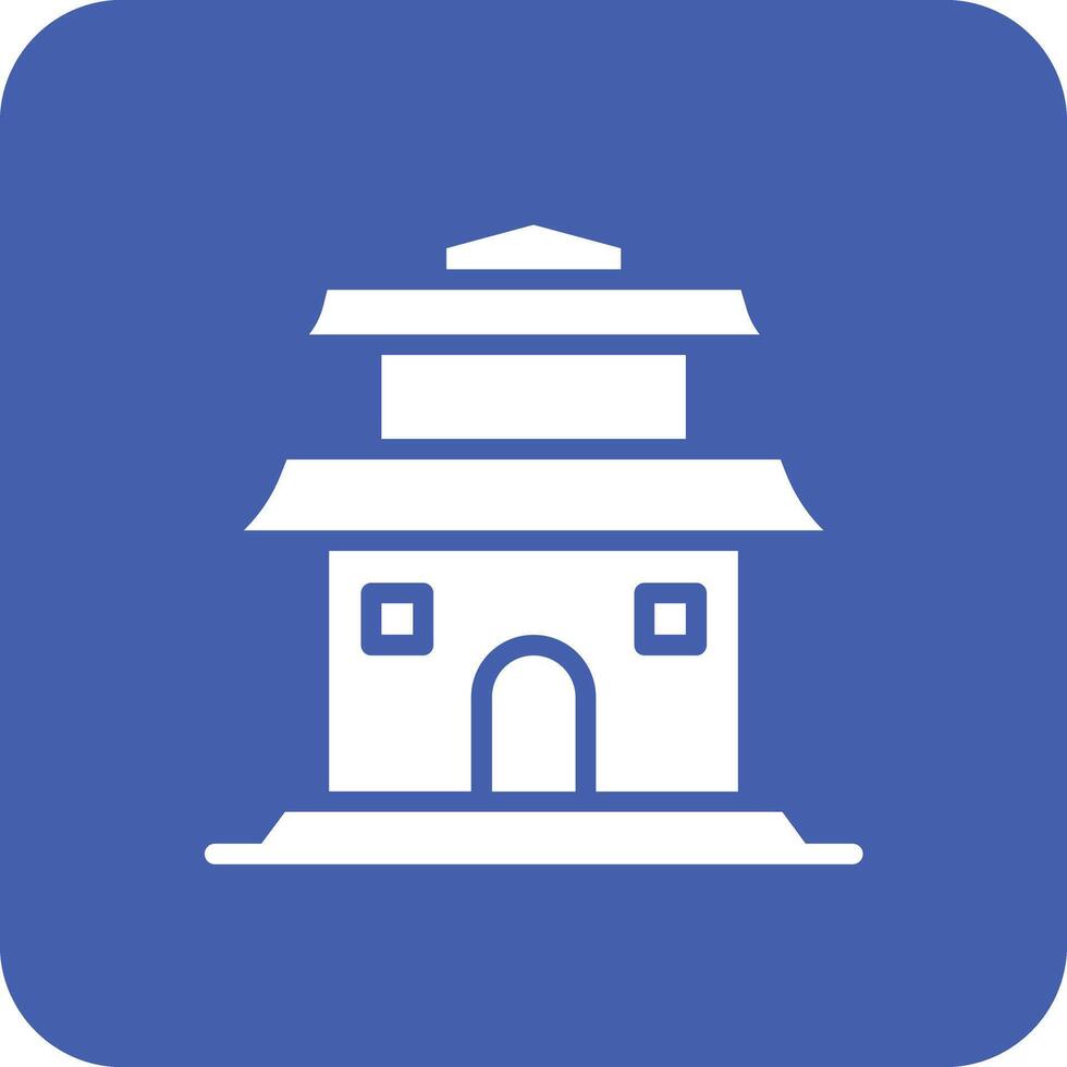 icono de vector de pagoda