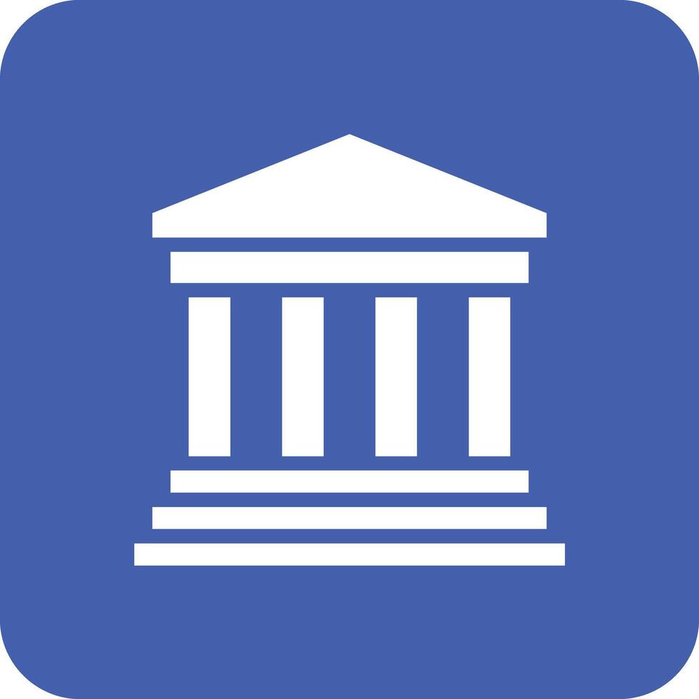 Greek Temple Vector Icon