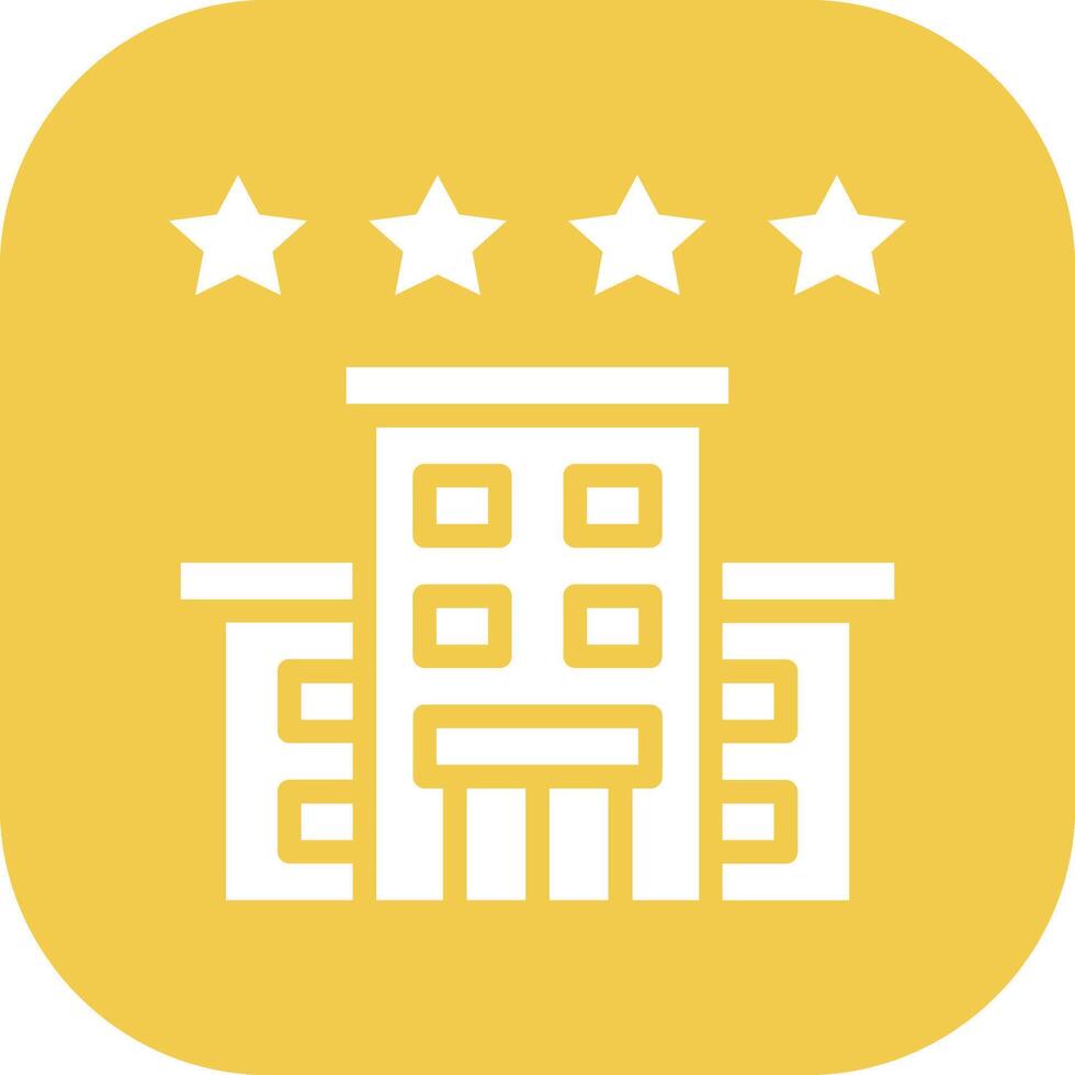 4 Star Hotel Vector Icon