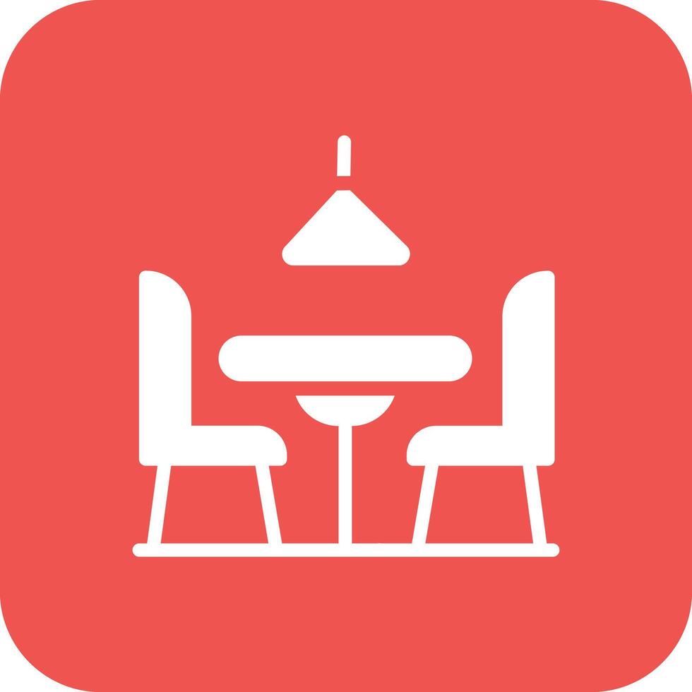 Dinner Table Vector Icon
