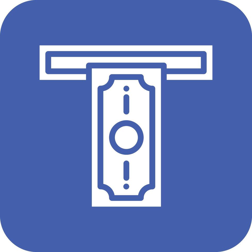 Cash Withdrawal Vector Icon