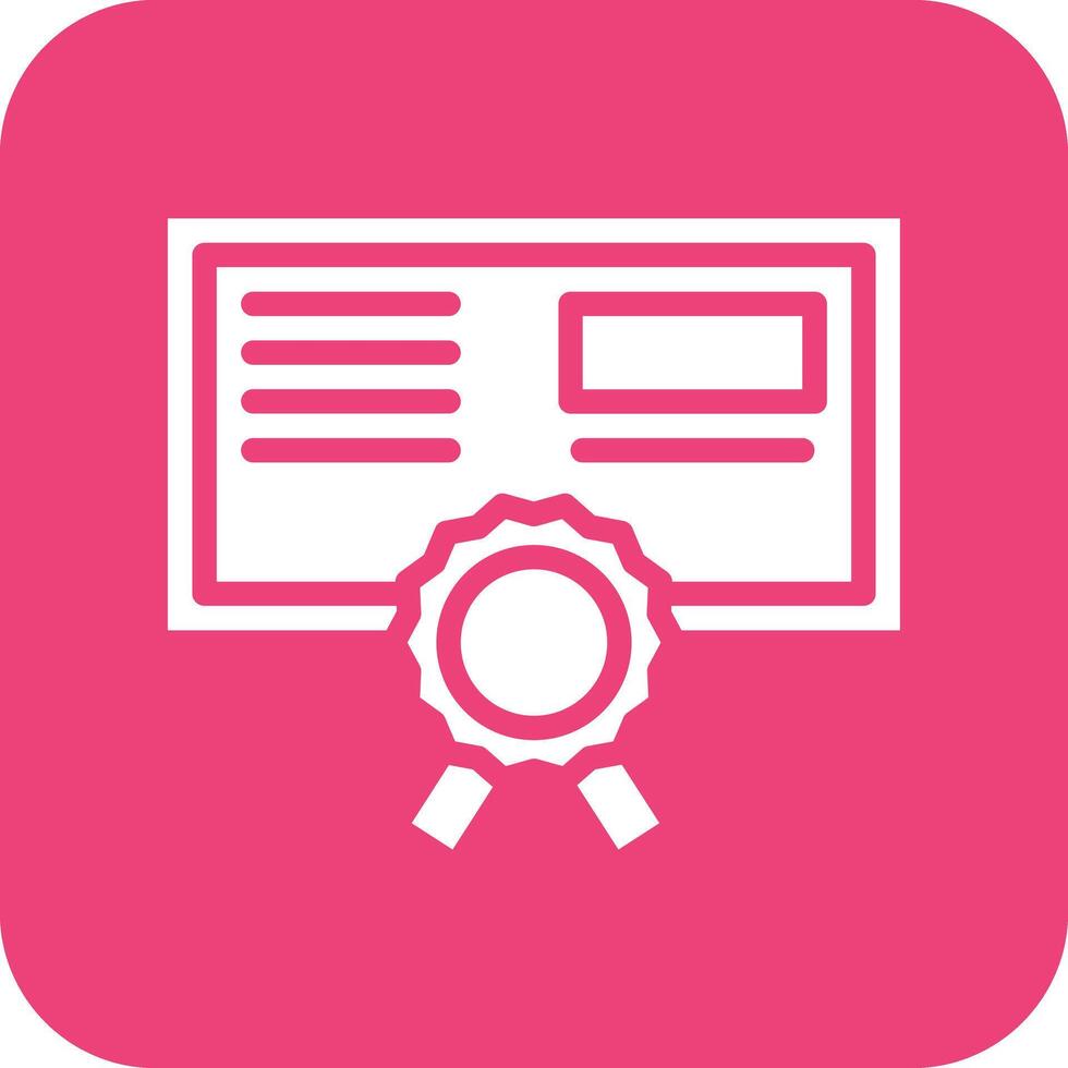 Certificate Vector Icon