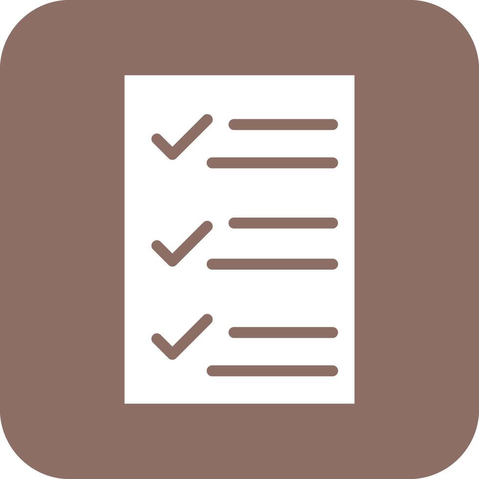 Tasks List Vector Icon