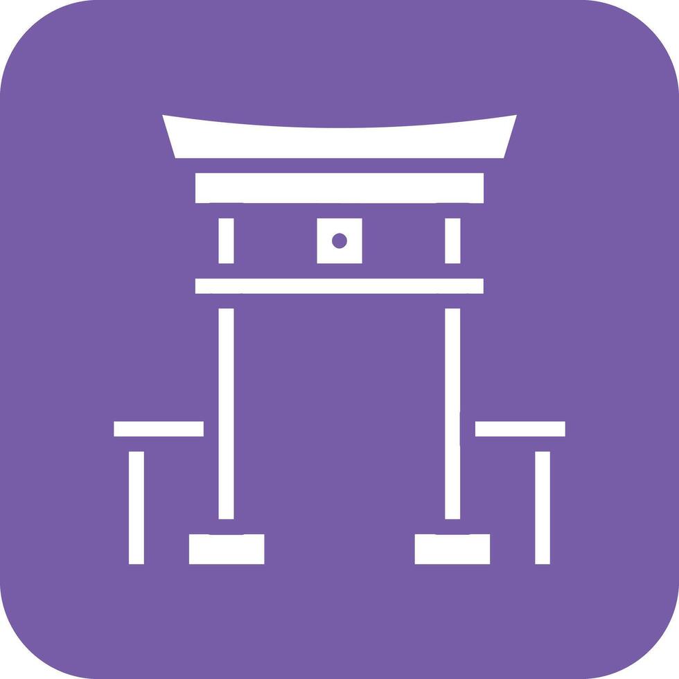 Torii Gate Vector Icon
