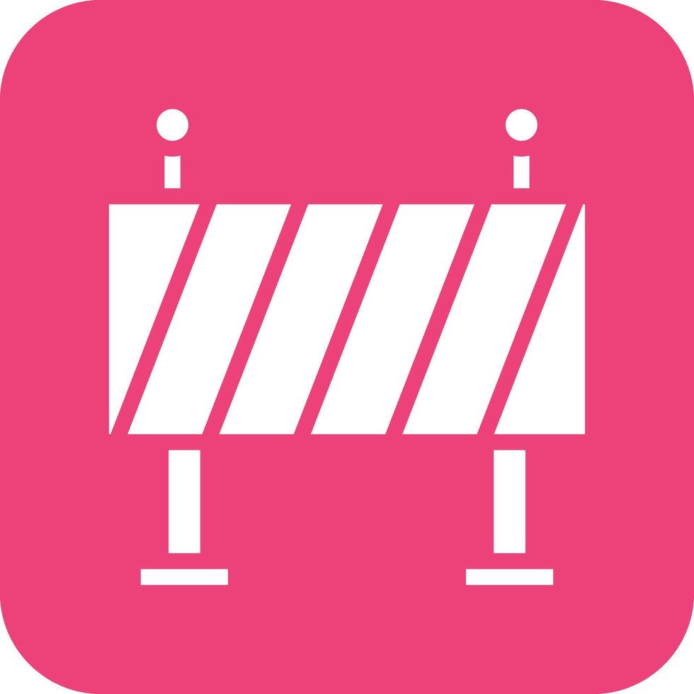 Road Block Vector Icon