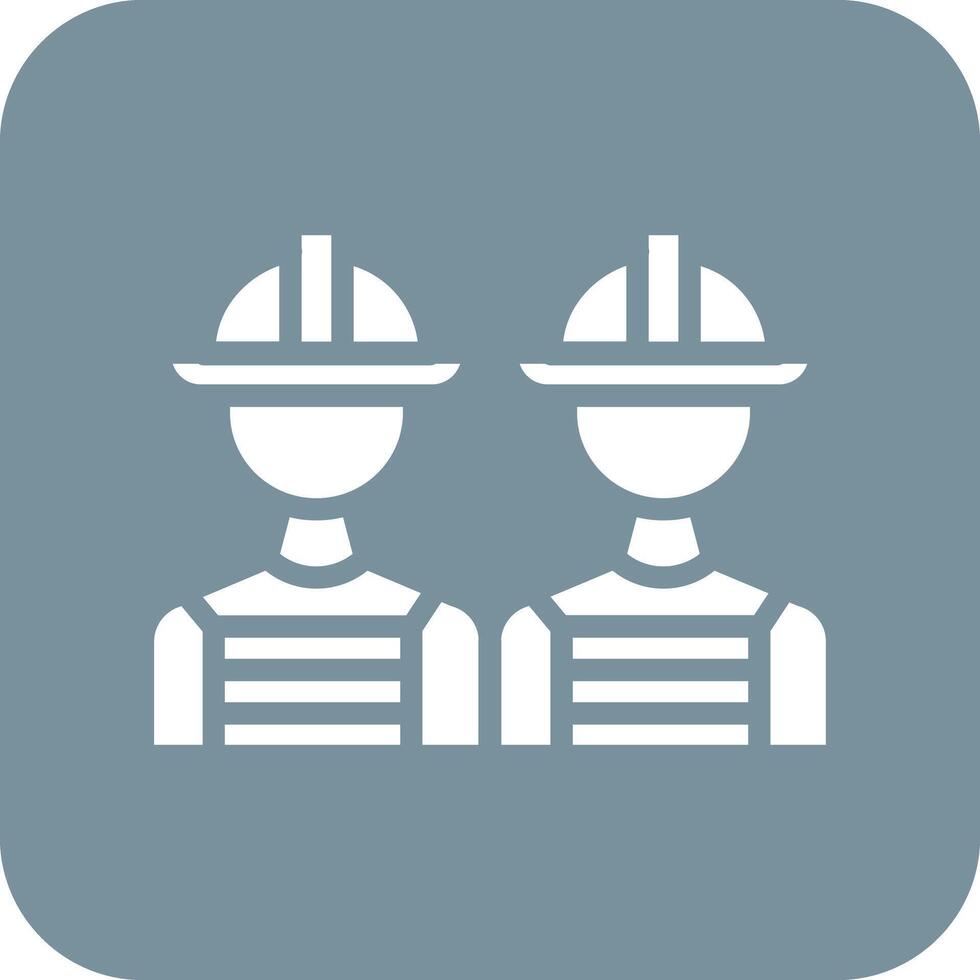 Firefighter Team Vector Icon