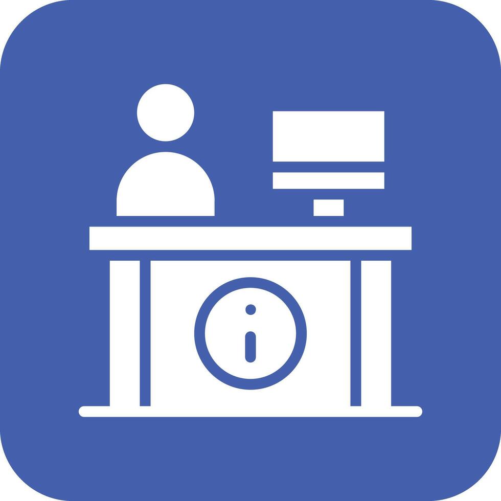 Information Desk Vector Icon
