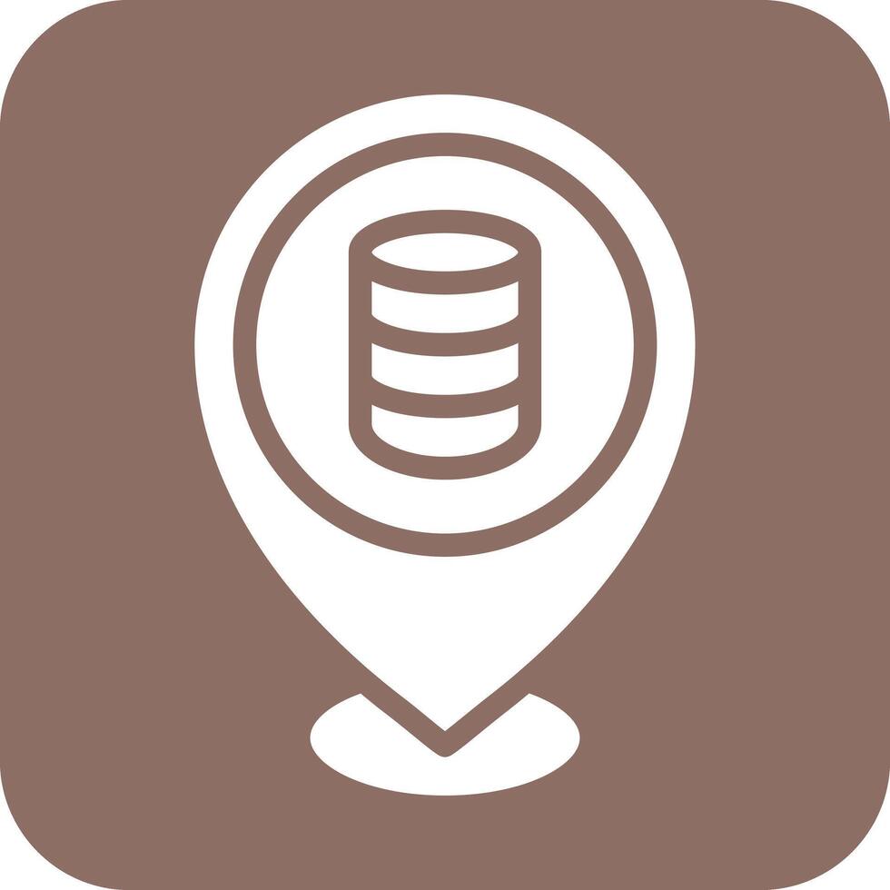 Server Location Vector Icon