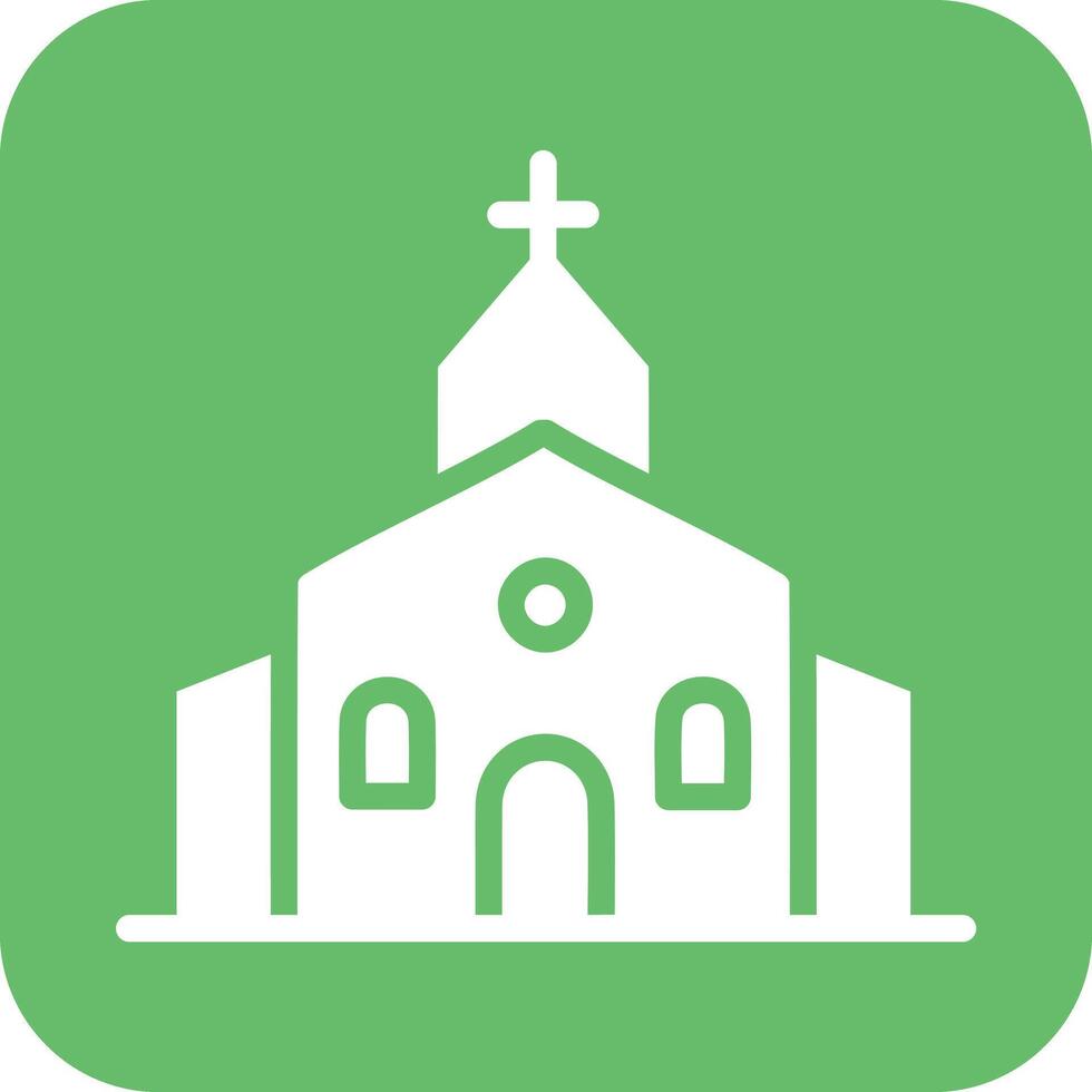 icono de vector de iglesia