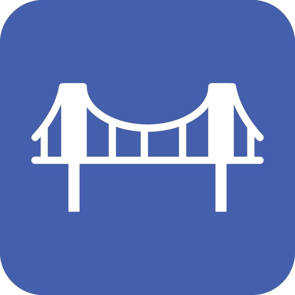 icono de vector de puente