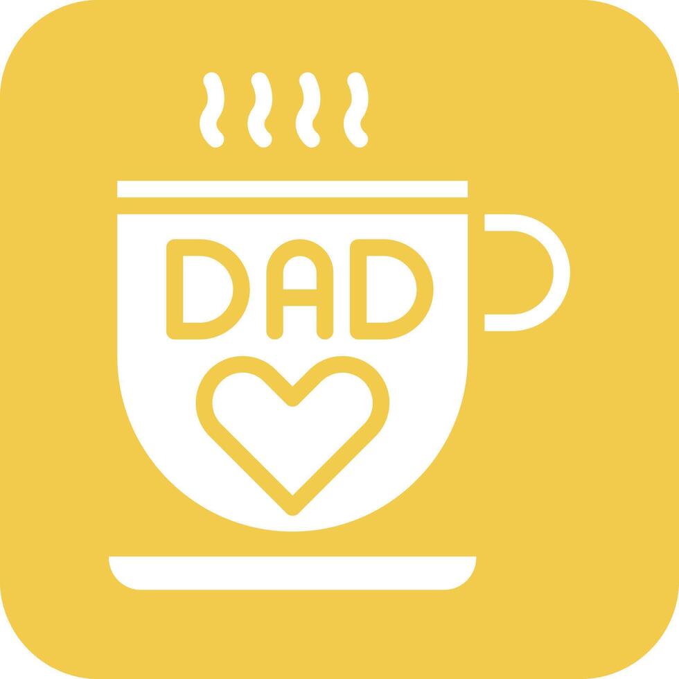 DAD Mug Vector Icon