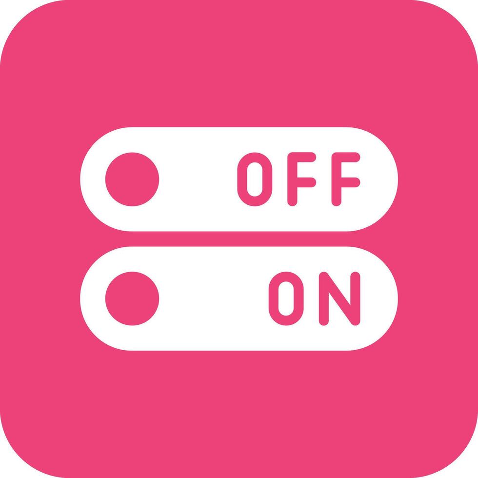 On Off Switch Vector Icon