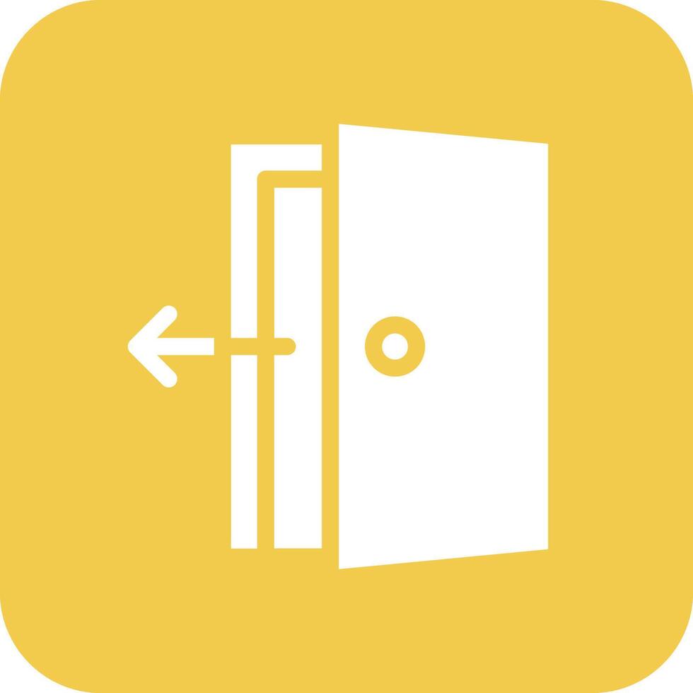 Exit Door Vector Icon
