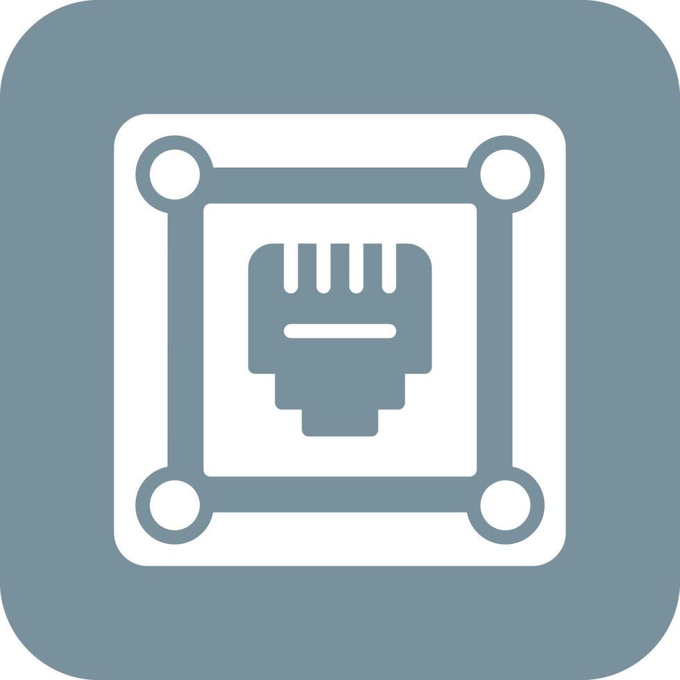 Telephone Socket Vector Icon