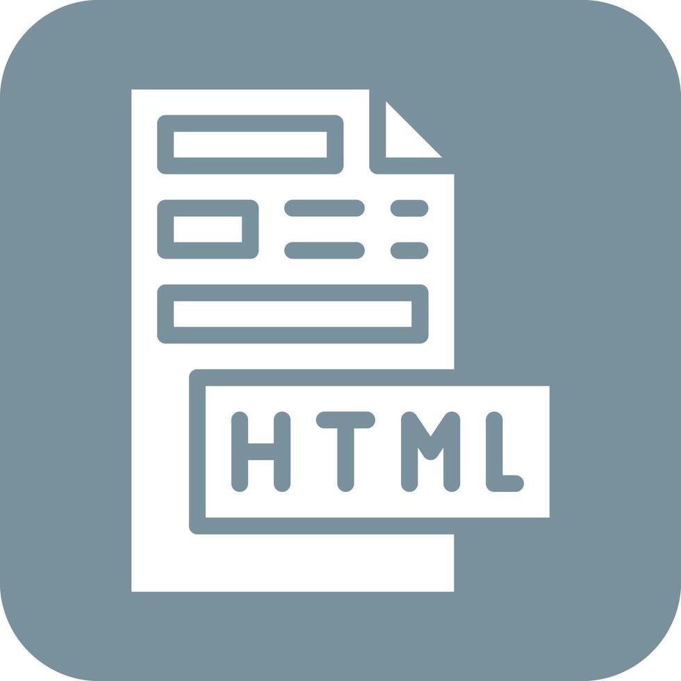 HTML File Vector Icon 37723732 Vector Art at Vecteezy