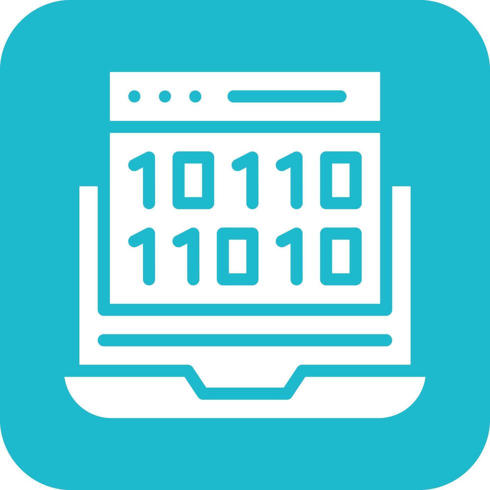 Binary Code Vector Icon