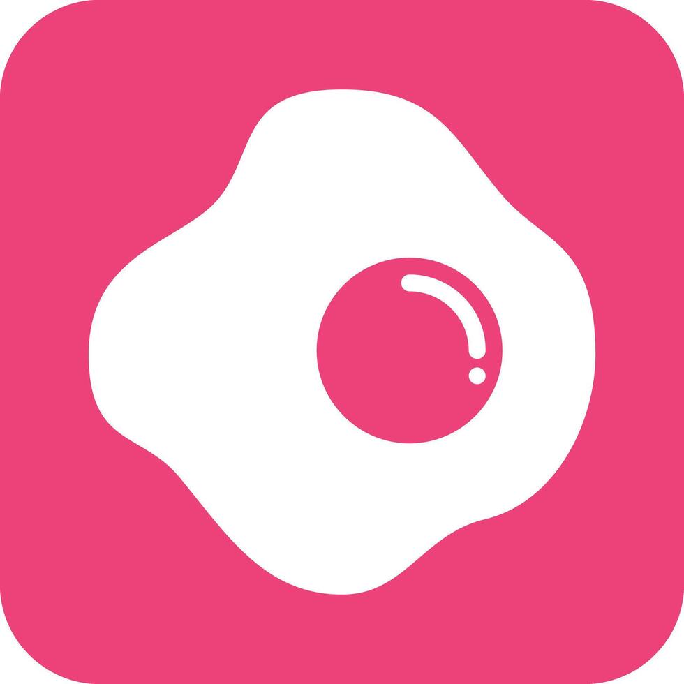 Fried Egg Vector Icon