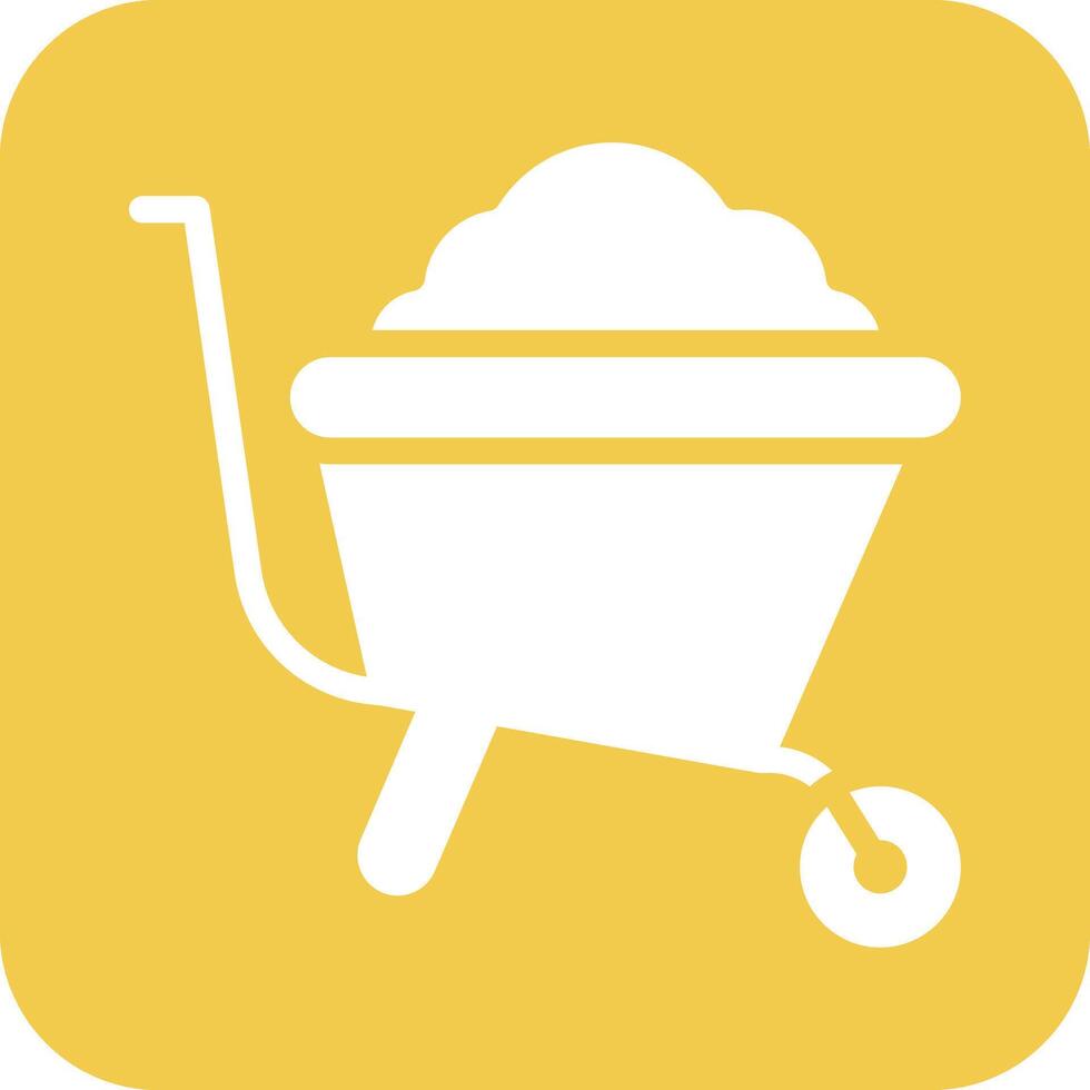 Wheelbarrow Vector Icon