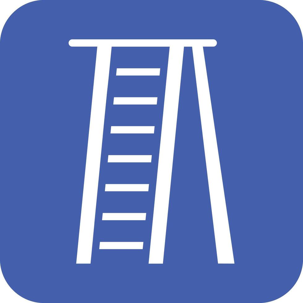 escalera de tijera vector icono