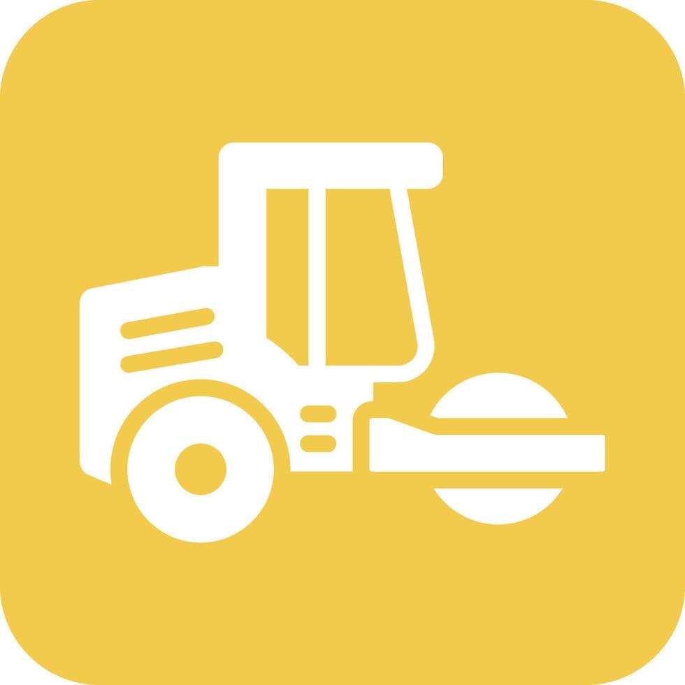Road Roller Vector Icon