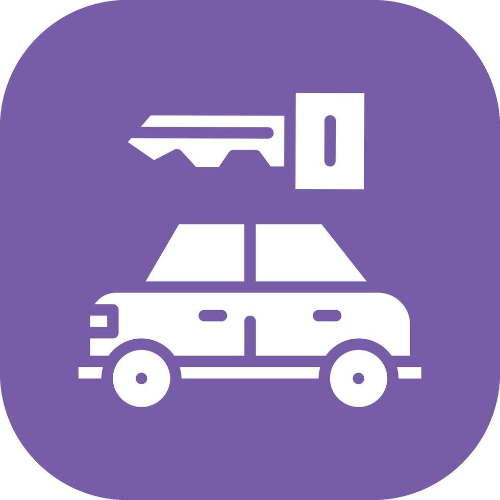 Rent Car Vector Icon