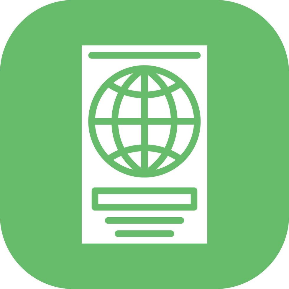 Passport Vector Icon