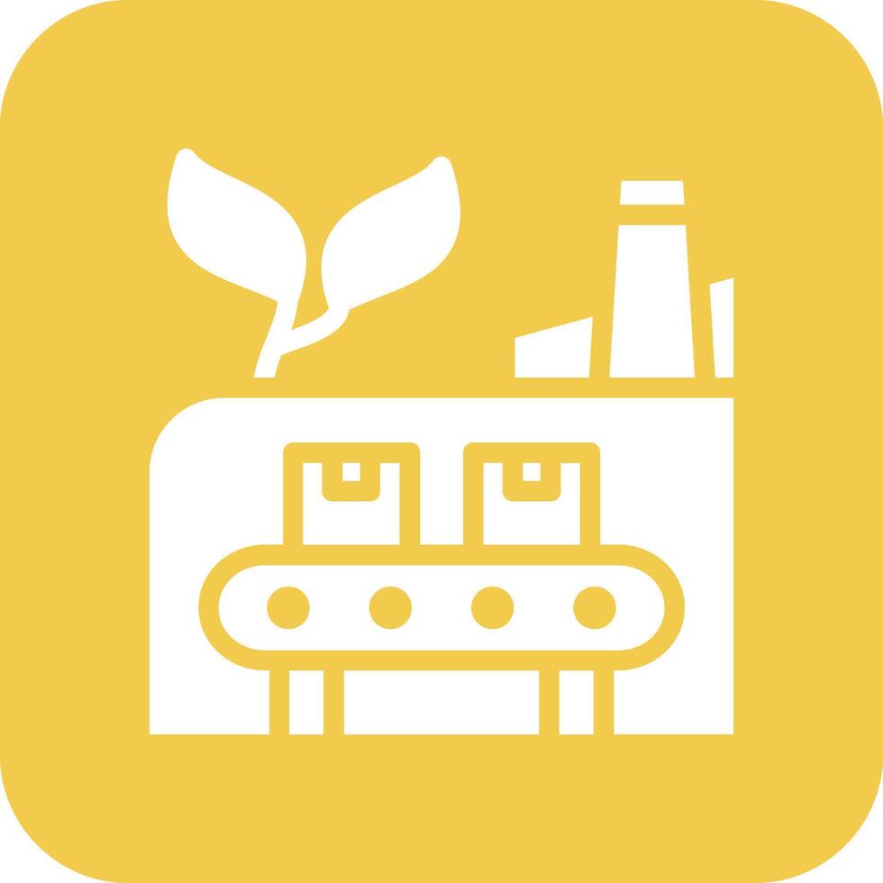 Eco Factory Vector Icon
